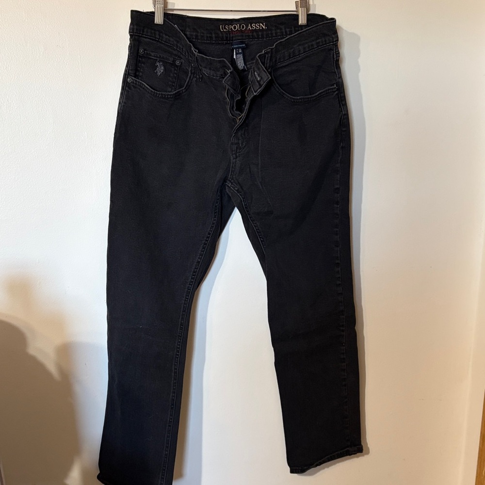 U.S. Polo Assn. Slim Straight Black Men's Jeans